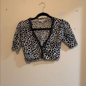 White House Black Market Cropped Sweater